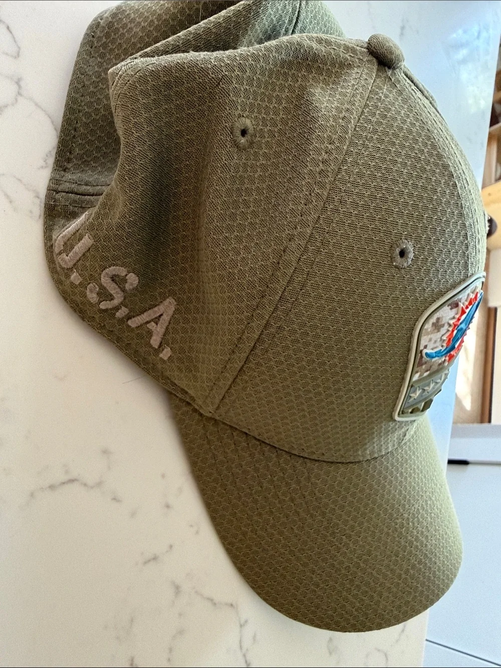 Miami Dolphins Salute to Service On Field New Era 39Thirty Cap Hat L/XL